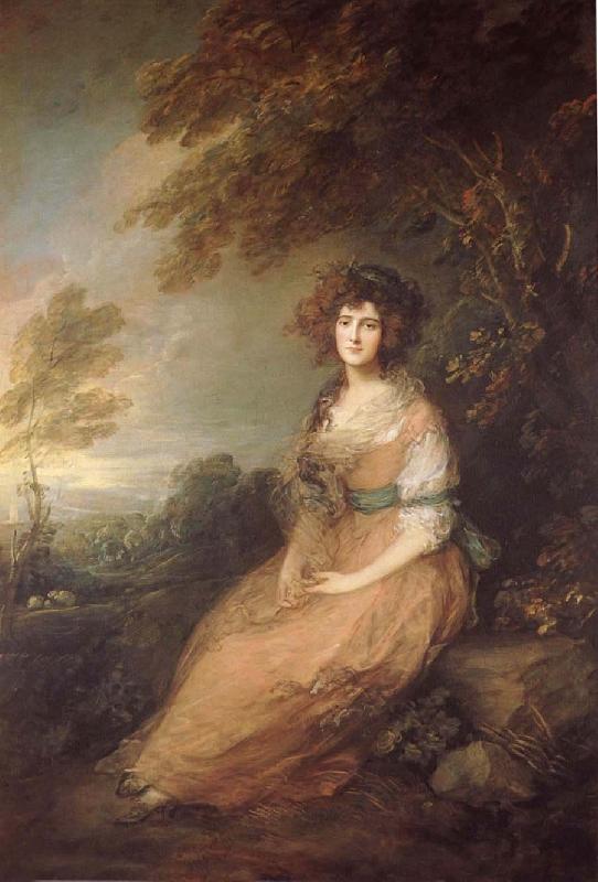 Thomas Gainsborough Mrs. Richard Brinsley Sheridan oil painting image